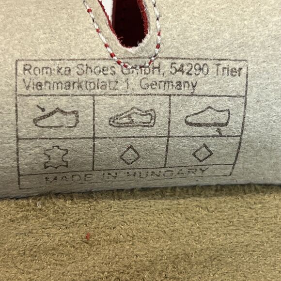 Romika NEW Ibiza Strappy Leather Sandals Red EU 41 US 10-10.5 Comfort Adjustable - Picture 13 of 14